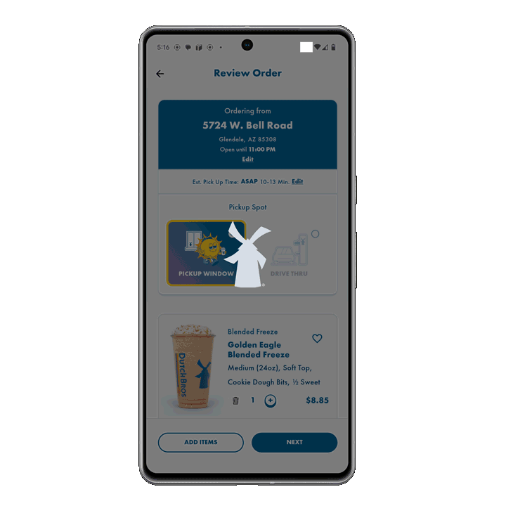 Order Ahead: Pay and Pick Up